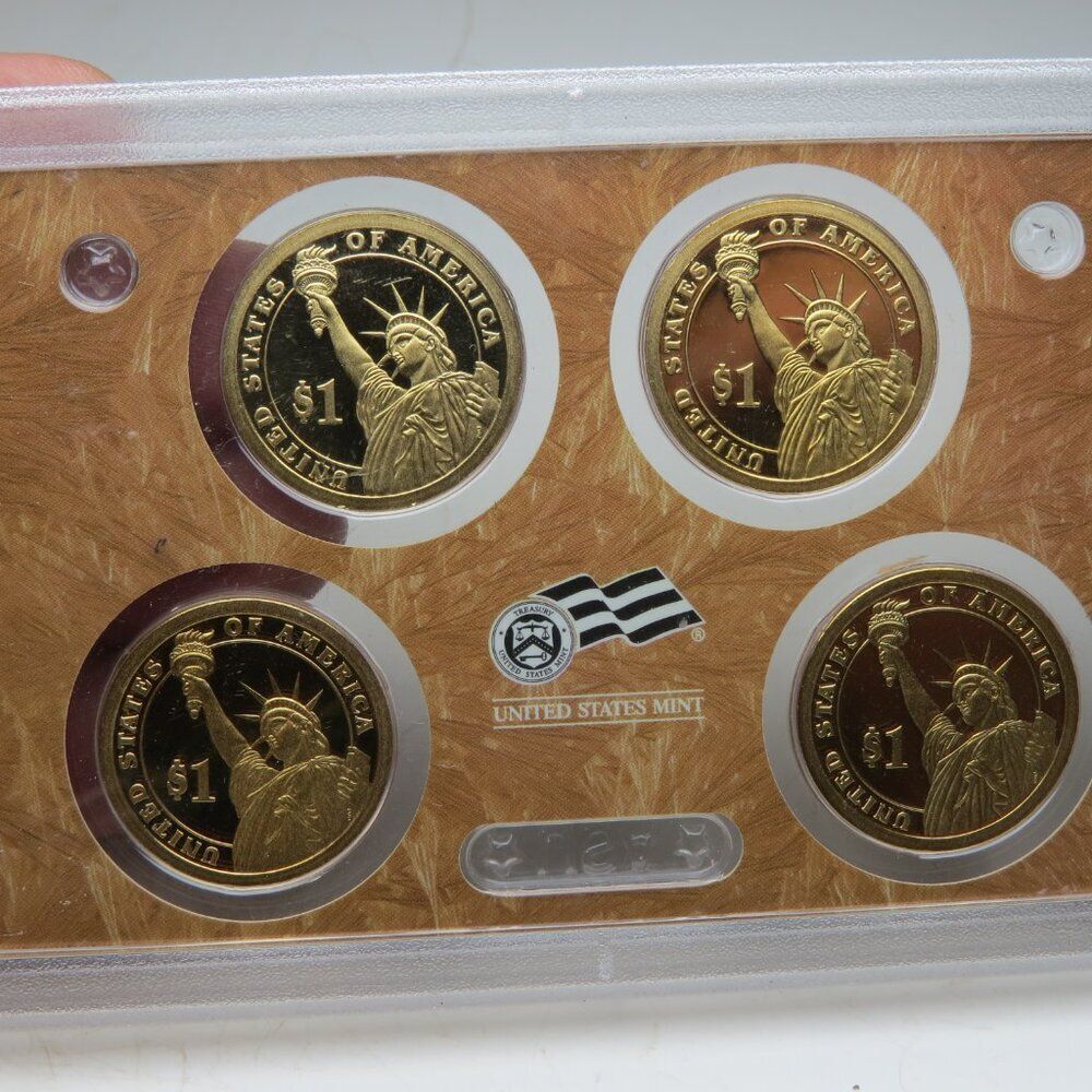 USA Mint Presidential $1 Gold Coin Proof Set - Picture 2 of 2